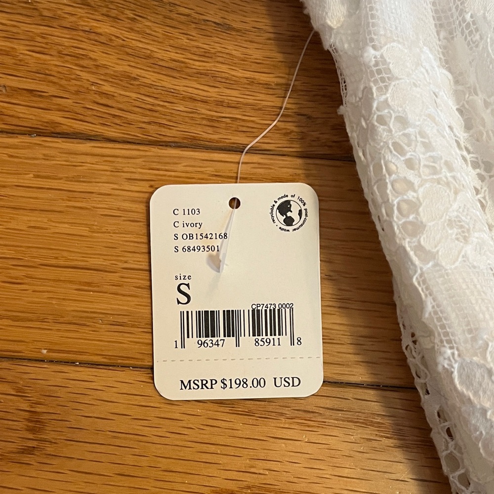NWT Free People White Lace Dress - Picture 10 of 10